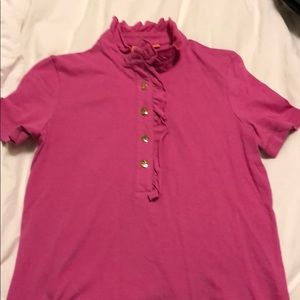 Tory Burch pink polo